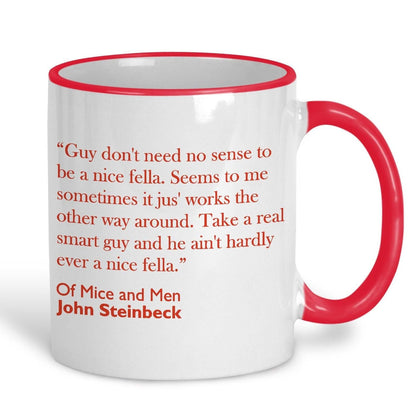 John Steinbeck Of Mice And Men Book Quote Personalised Ceramic Mug