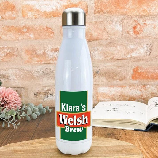 Welsh Brew Tea - Personalised Water Bottle