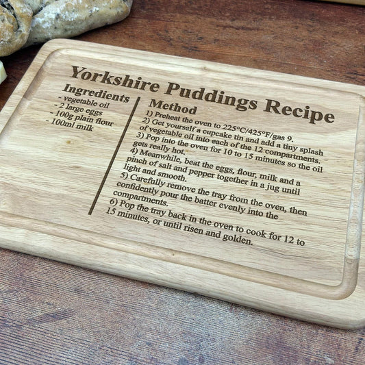 Yorkshire Puddings Recipe - Chopping Board