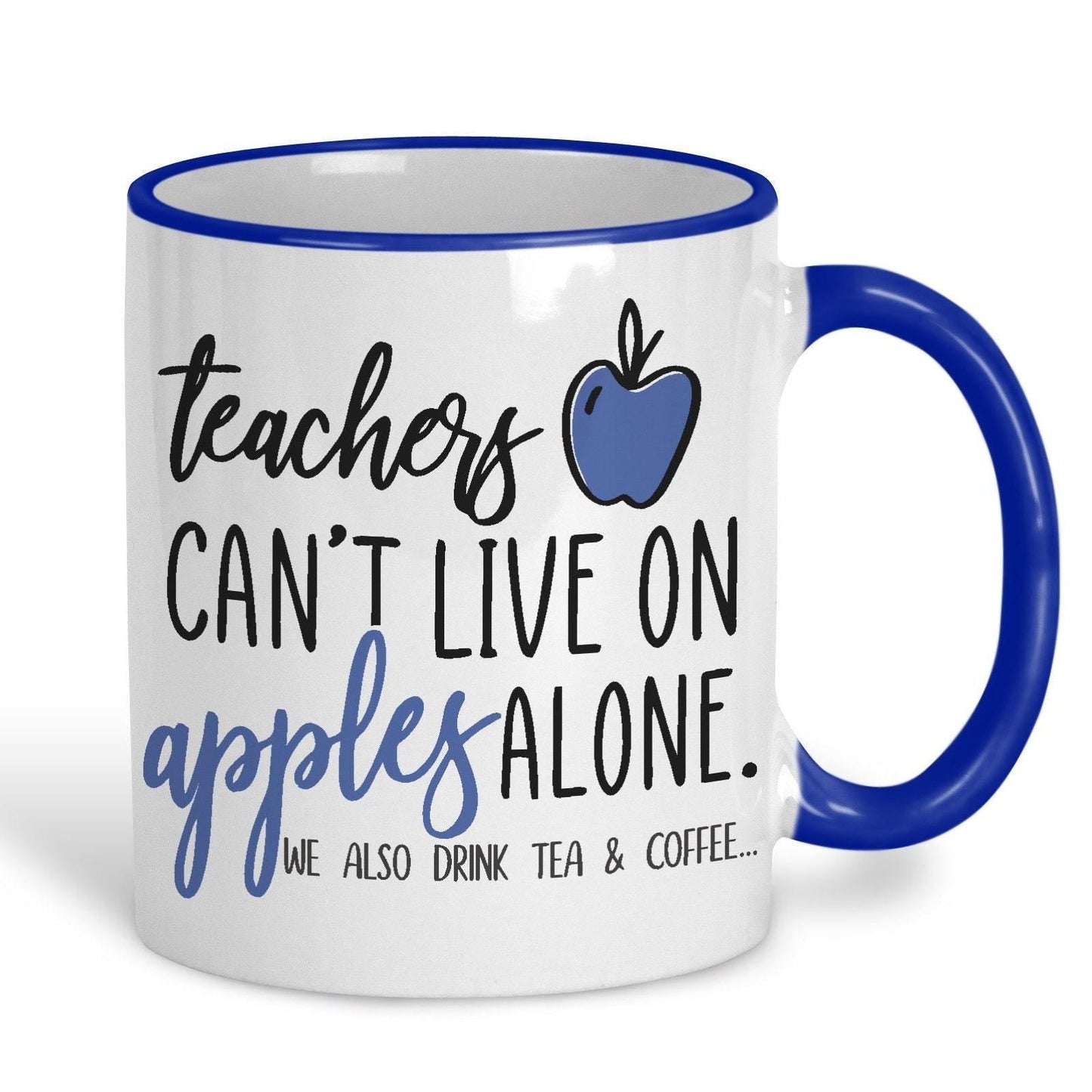 Apples Alone Teacher Personalised Mug