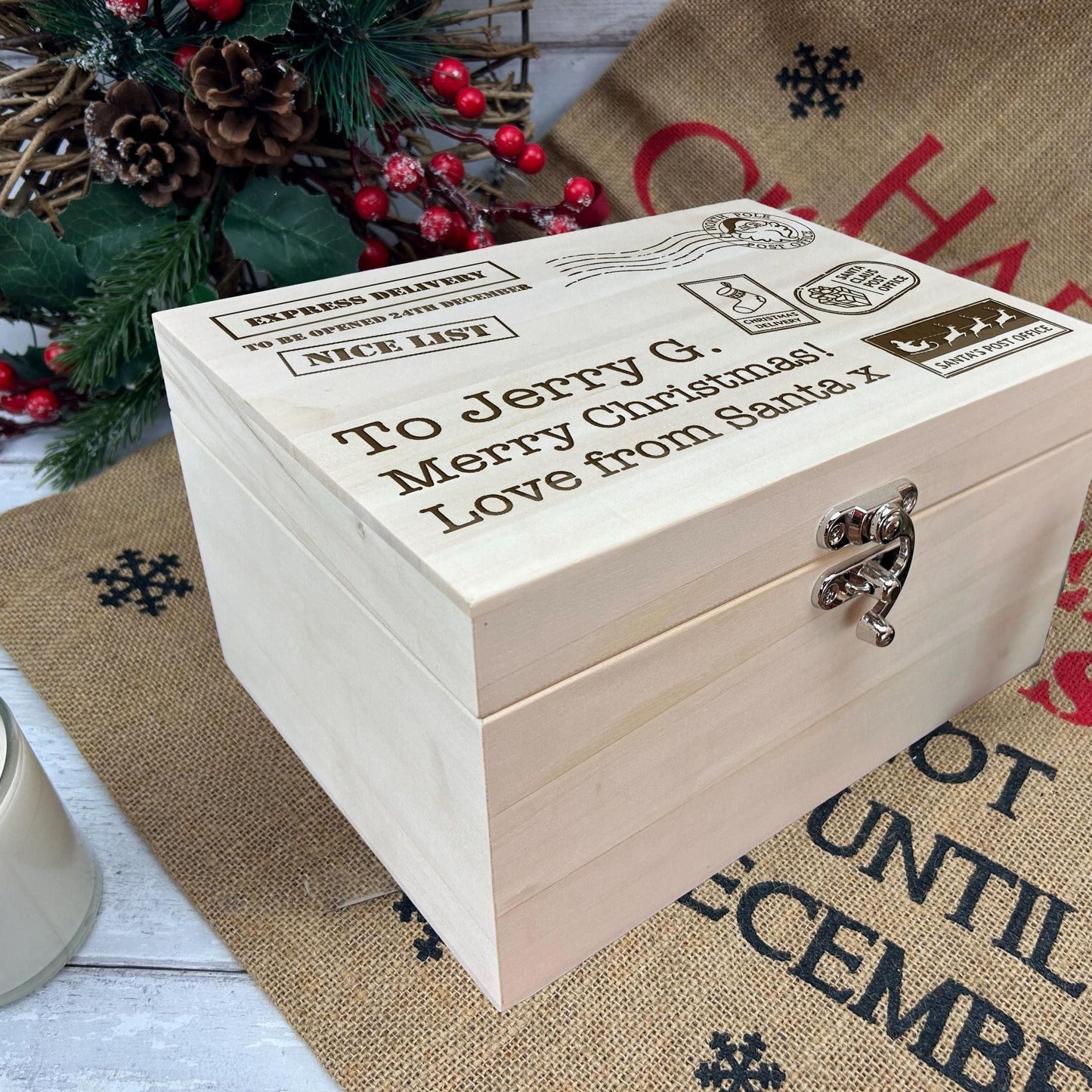 Letter From Santa Christmas Eve Box Personalised
