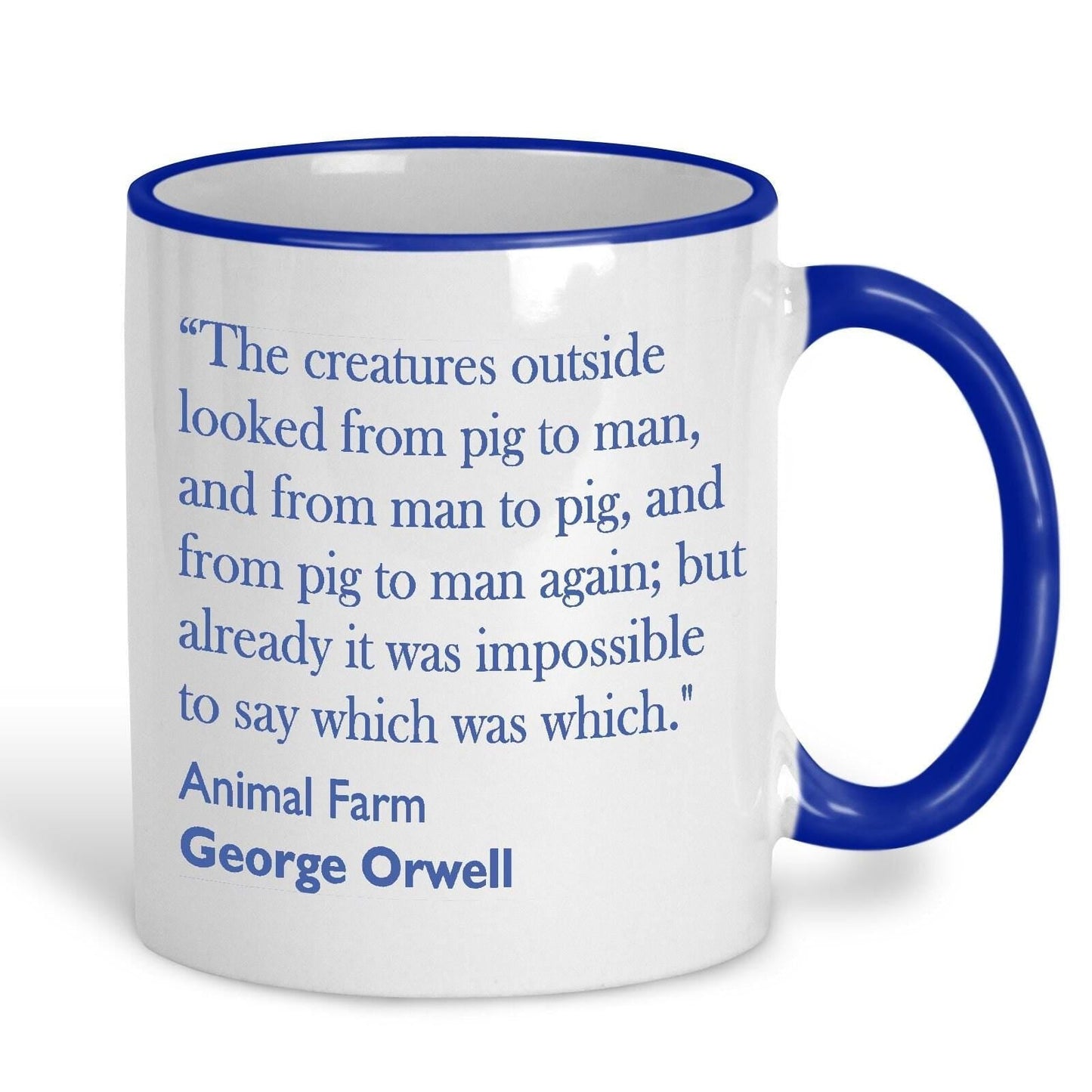 George Orwell Animal Farm Literary Quote Mug