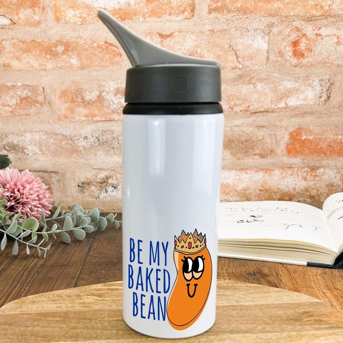 Be My Baked Bean - Cockney Rhyming Slang Dialect - Personalised Water Bottle
