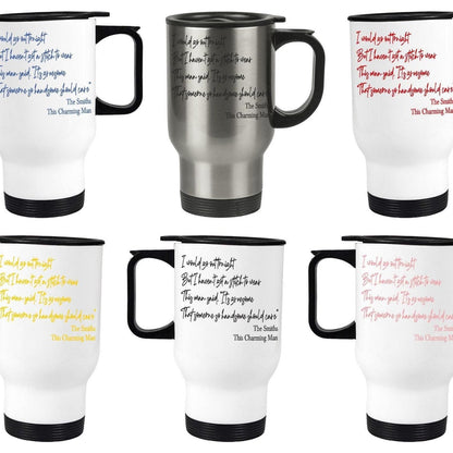 The Smiths This Charming Man Travel Mug Personalised
