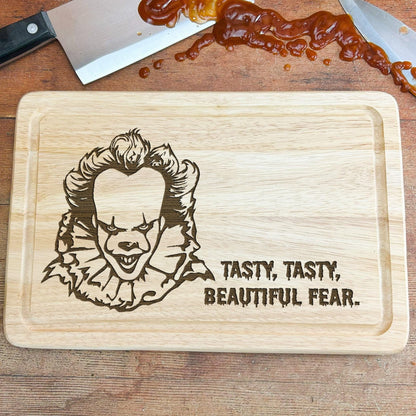 IT Clown Pennywise Horror Movie Chopping Board - Scary Film Fan Chopping Board