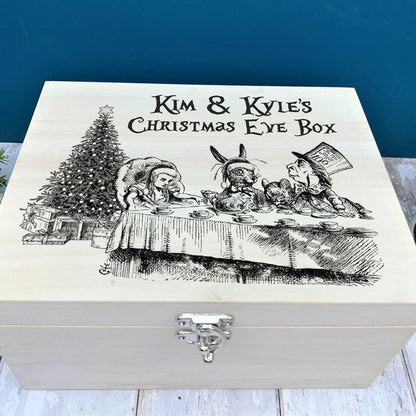 Alice in Wonderland Personalised Luxury Christmas Eve Gift Box