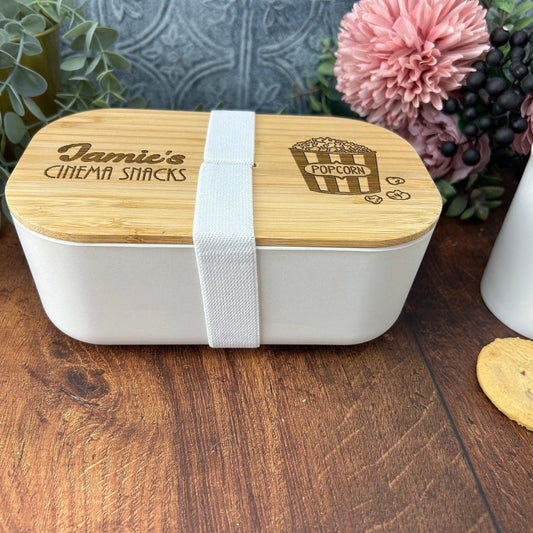 Cinema Snacks Box Personalised Gift - Snack Popcorn Movies Date Night