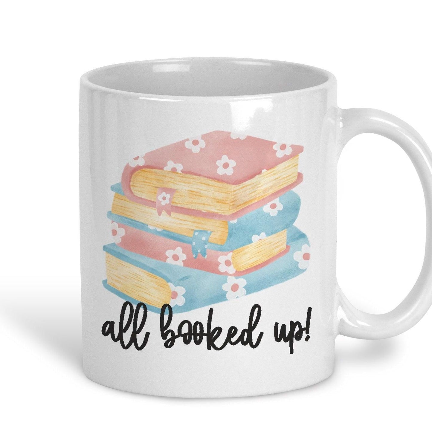 All Booked Up Personalised Reader's Ceramic Mug