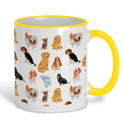 Dog Pattern Mug Personalised