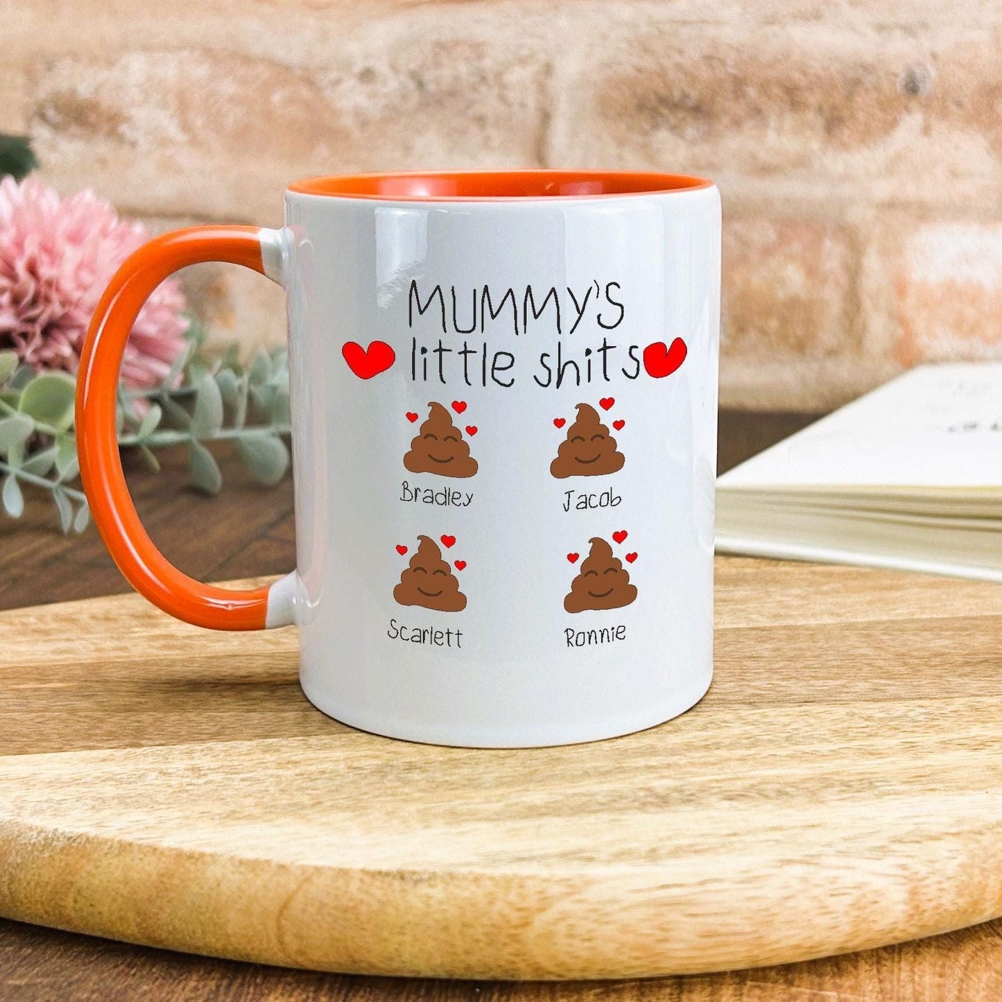 Mum Little Shits Personalised Mothers Day Ceramic Mug