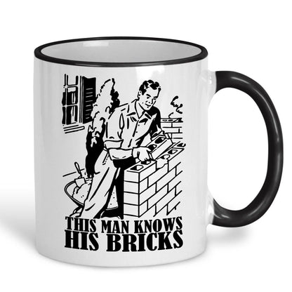 This Man Knows His Bricks Bricklayer Personalised Mug