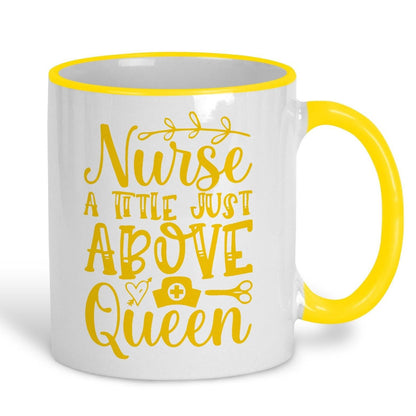 Nurse A Title Above Queen Personalised Ceramic Mug