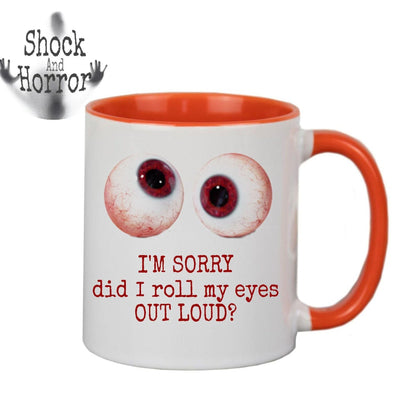 Personalised Eyeball Image Mug - Gift With Attitude