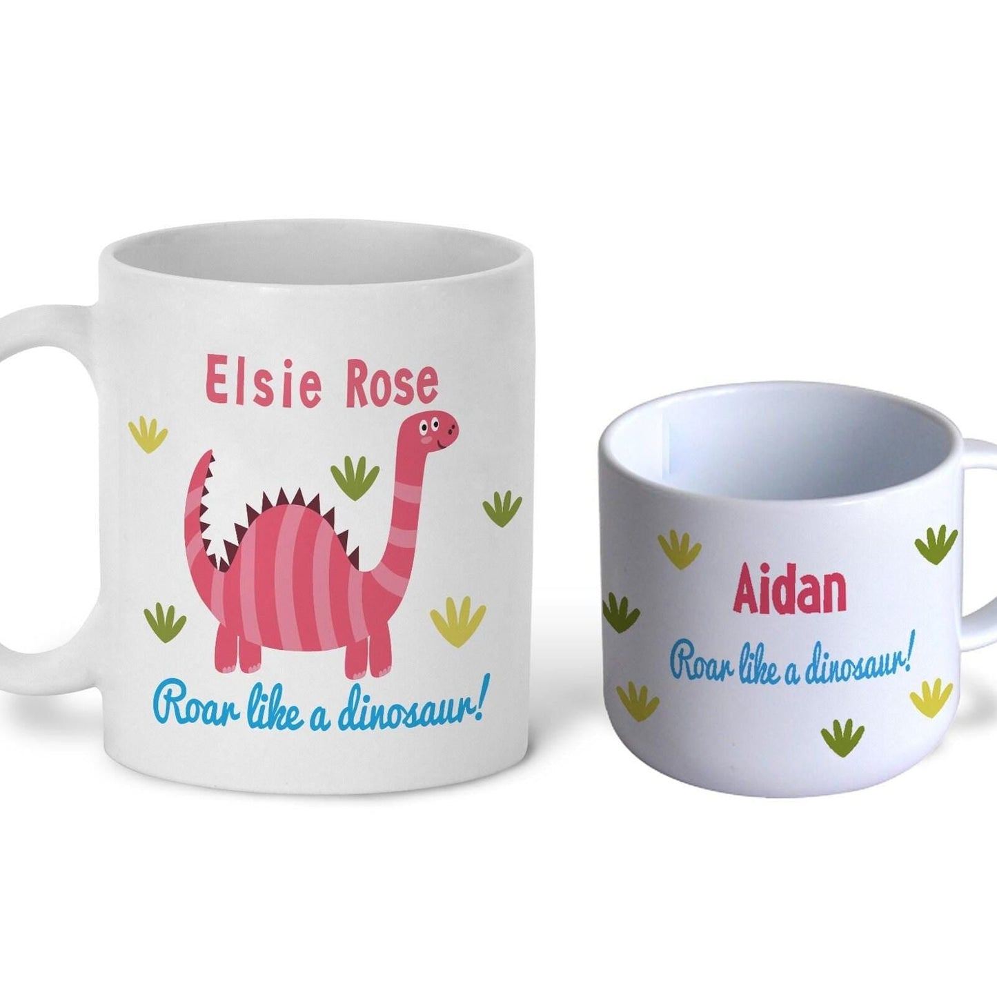 Roar Like A Dinosaur Children's Personalised Mug Unbreakable 6oz Toddler Kids