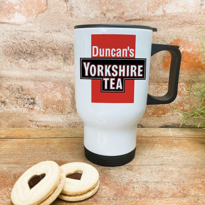 Yorkshire Tea - Personalised Steel Travel Mug
