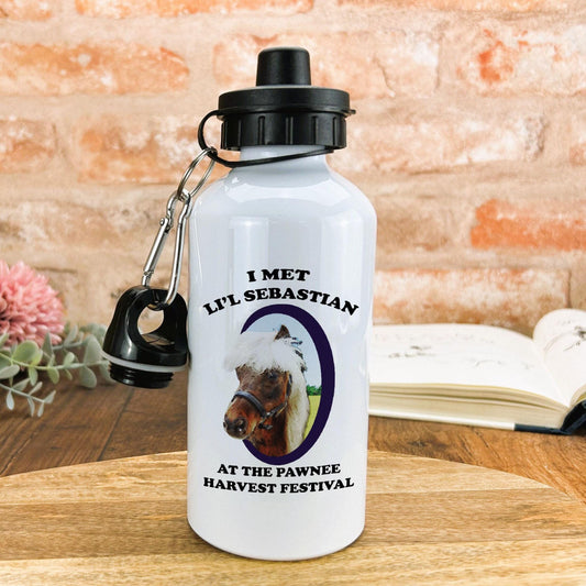 I Met Li'l Sebastian Parks and Recreation TV Show Water Bottle Personalised Gift