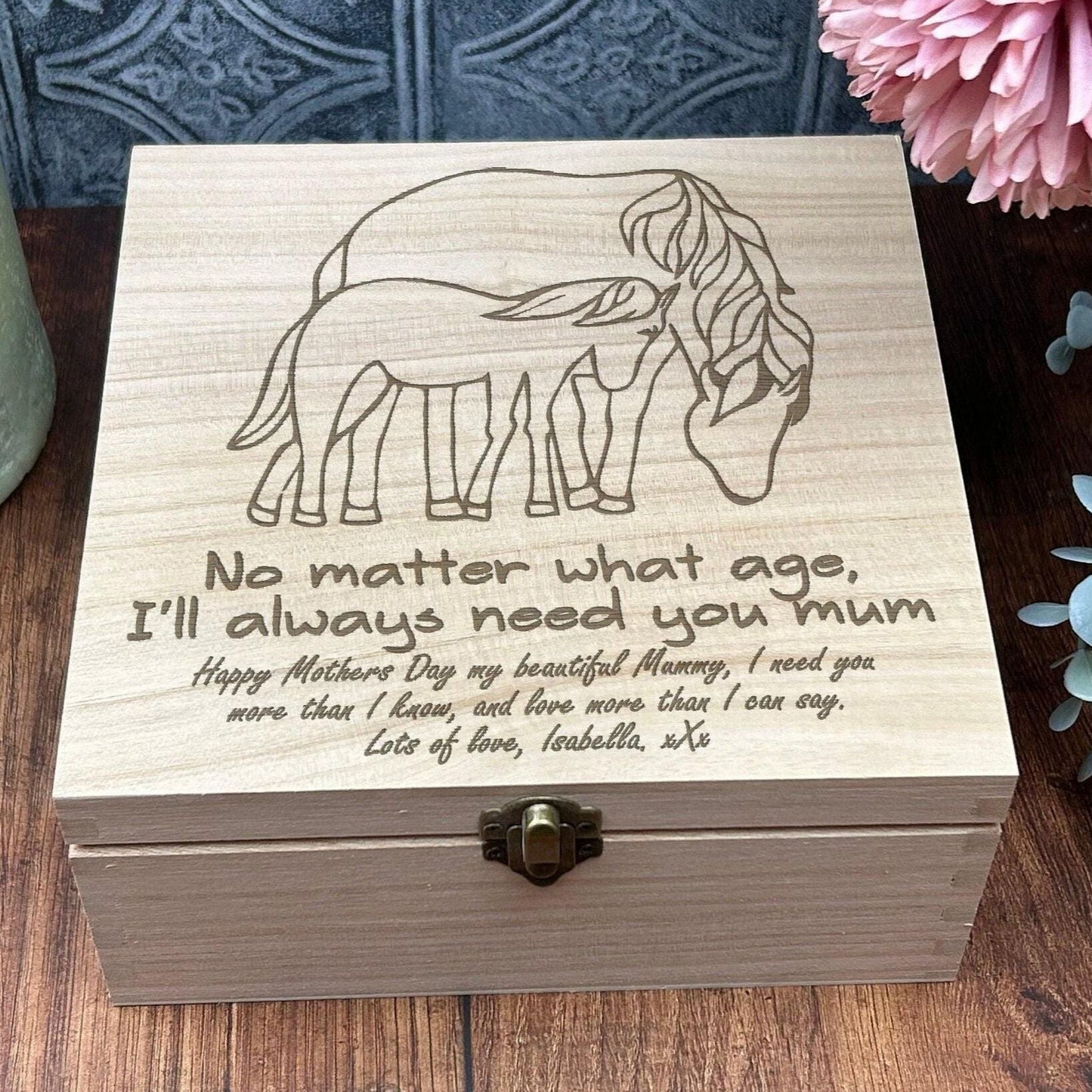 Always Need You Mum Personalised Memory Keepsake Box - Mother's Day Gift