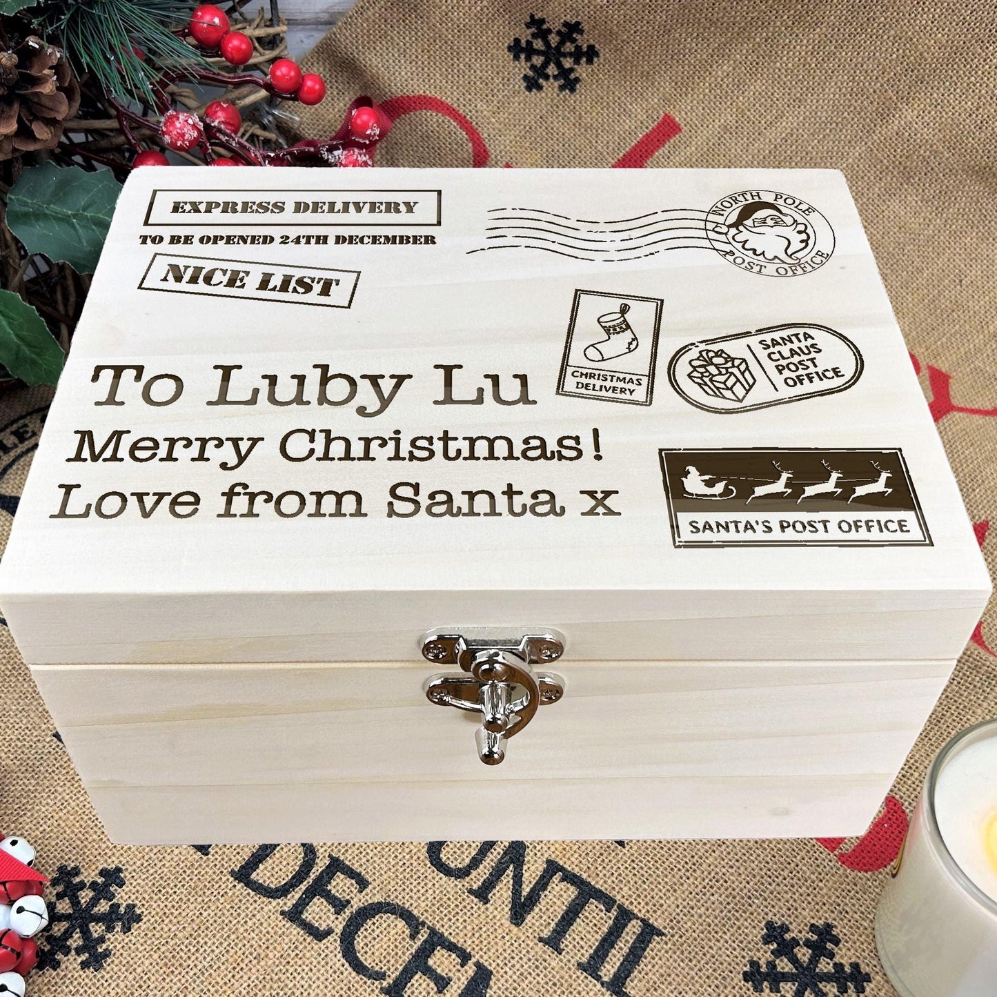 Letter From Santa Christmas Eve Box Personalised