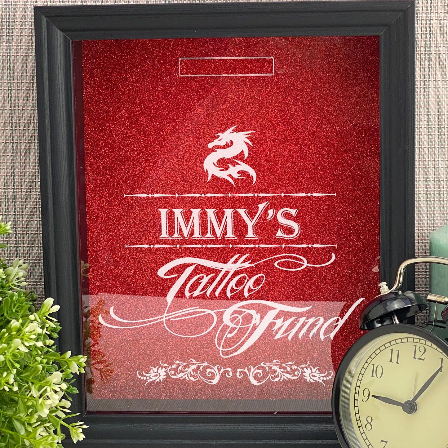 Tattoo Fund Savings Box - Personalised Gift