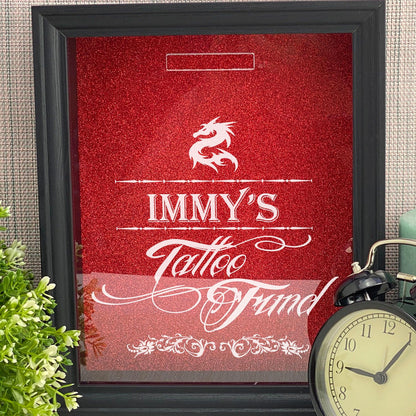Tattoo Fund Savings Box - Personalised Gift