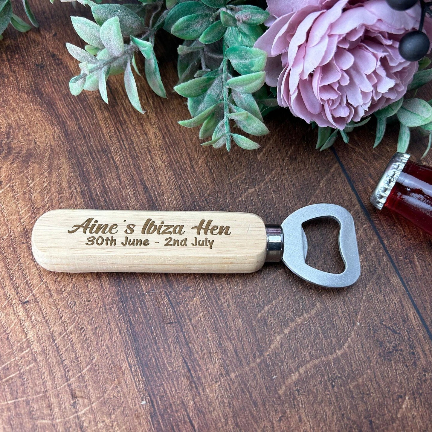 Stag / Hen / Holiday Bottle Opener - Ibiza Magaluf Zante - Personalised any name