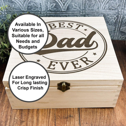a wooden box with the words best ever on it