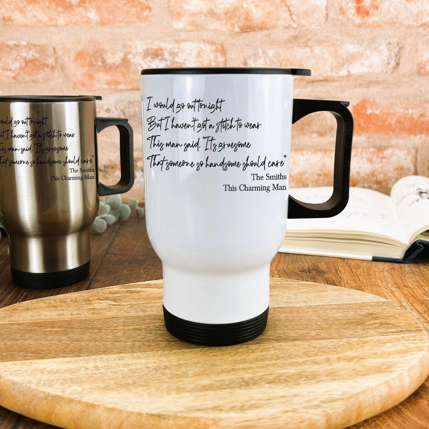 The Smiths This Charming Man Travel Mug Personalised