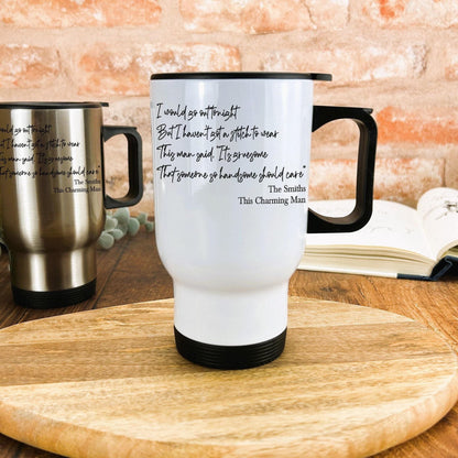 The Smiths This Charming Man Travel Mug Personalised