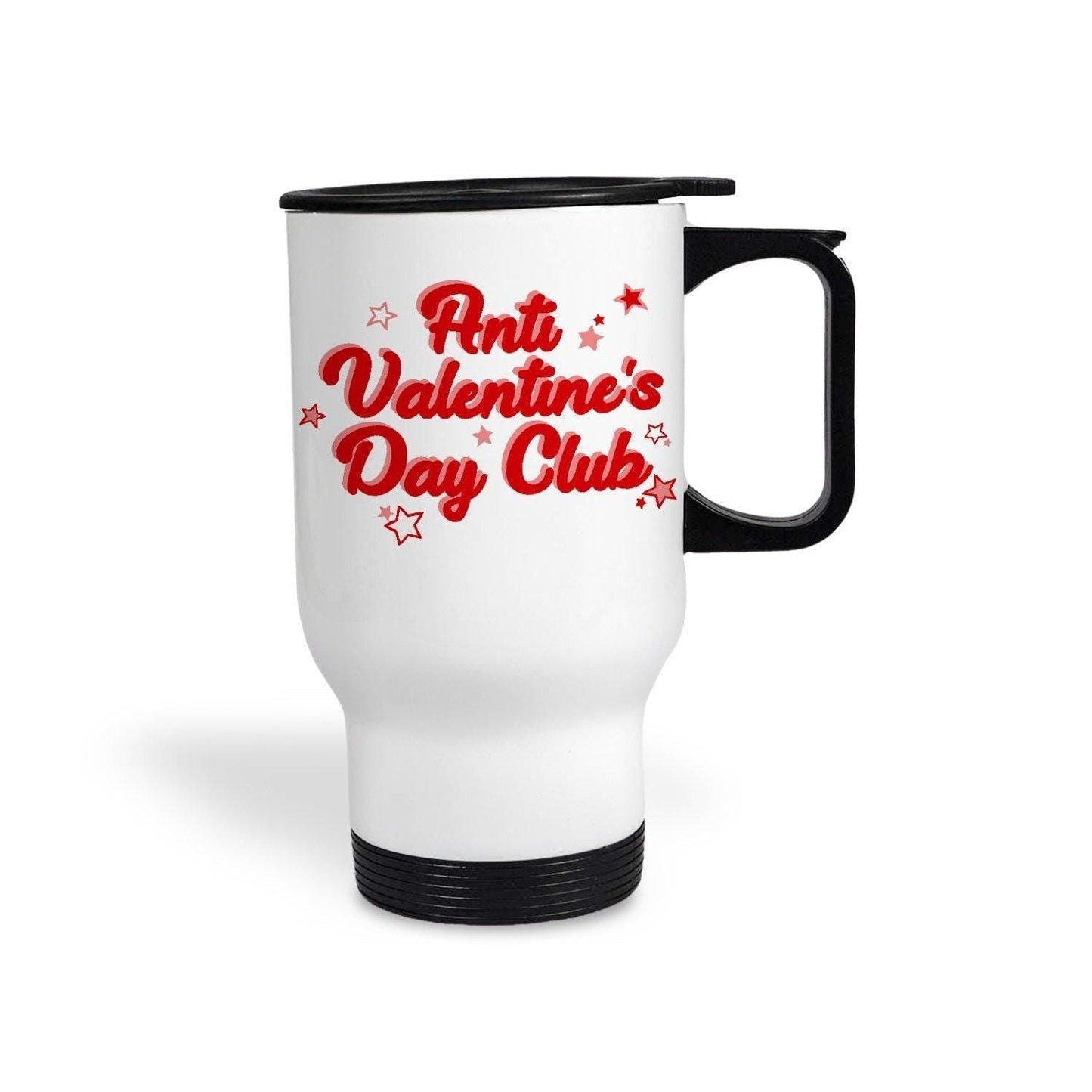 Anti Valentine's Day Club Travel Mug Personalised