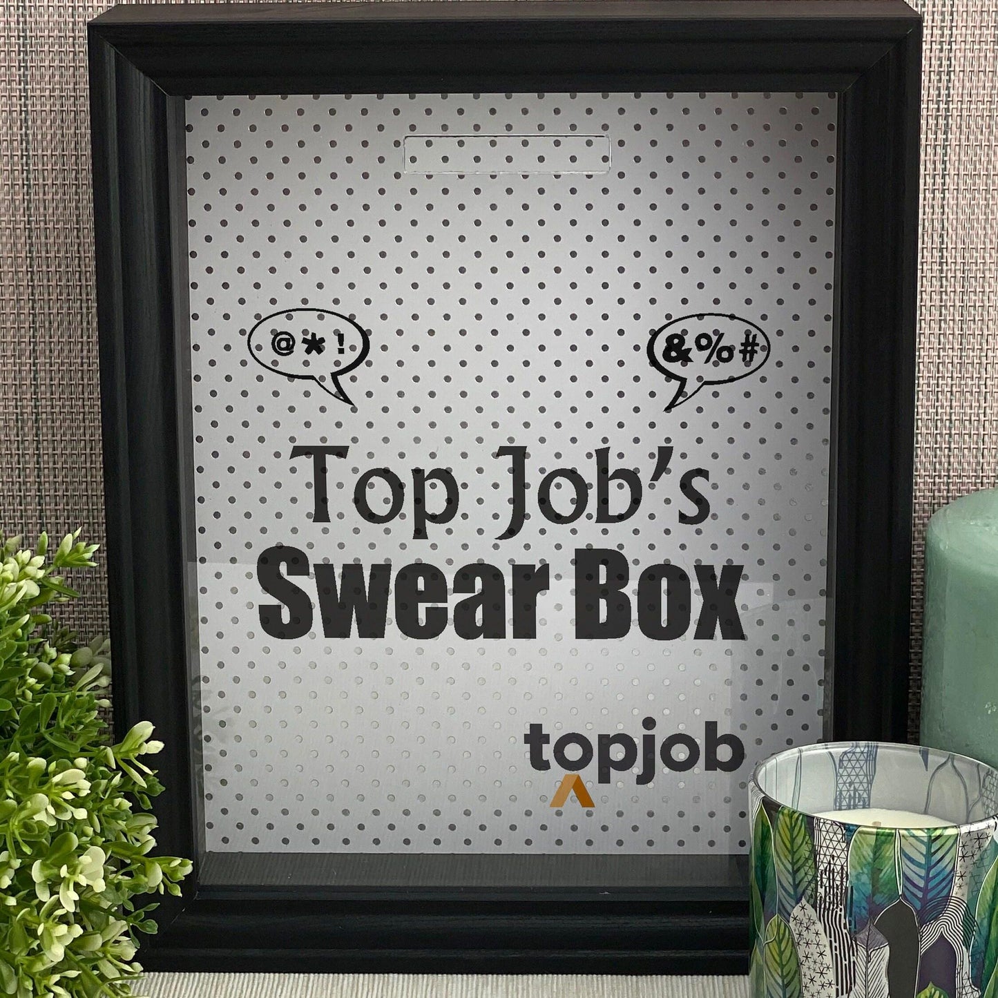 Swear Jar Money Box Fund - Swearing Potty Mouth - Personalised Gift