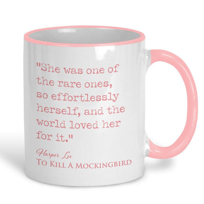 To Kill a Mocking Bird Harper Lee Book Quote "One Of The Rare Ones" Classic Literature Mug