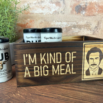 Ron Burgundy Anchorman I'm Kind Of A Big Deal Cook Kitchen Tidy / Caddy - Funny Cooking Gift - Kitchen Decor Housewarming - Will Ferrell