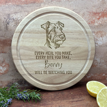 Airedale Terrier Chopping Board, Personalised Dog Lover Gift, Every Meal You Make Board, Airedale Kitchen Decor, Funny Pet Gift