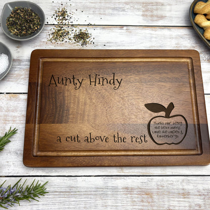 Teacher Chopping Board 'A Cut Above The Rest' Personalised End of Year Gift