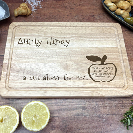 Teacher Chopping Board 'A Cut Above The Rest' Personalised End of Year Gift