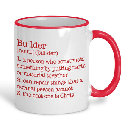 Builder Definition Personalised Ceramic Mug