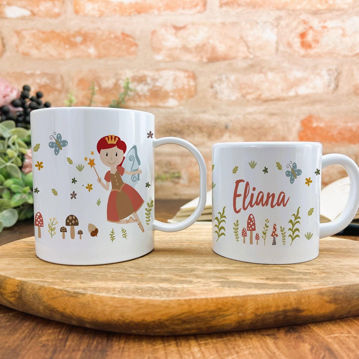 Fairy Woodland Magic Children's Personalised Mug Unbreakable 6oz Kids Toddler