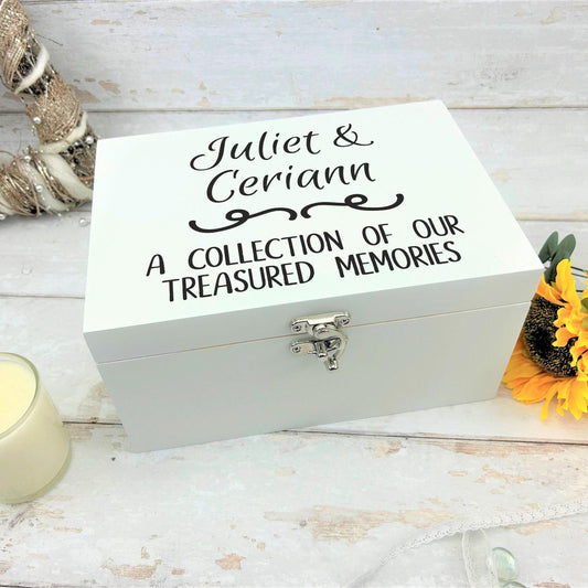 Keepsakes Treasured Memories - Memory Keepsake Box - Personalised Gift