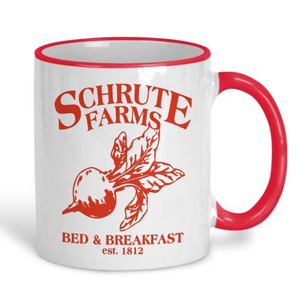 Schrute Farms Beet Beetroot Dwight The Office TV Show Personalised Ceramic Mug