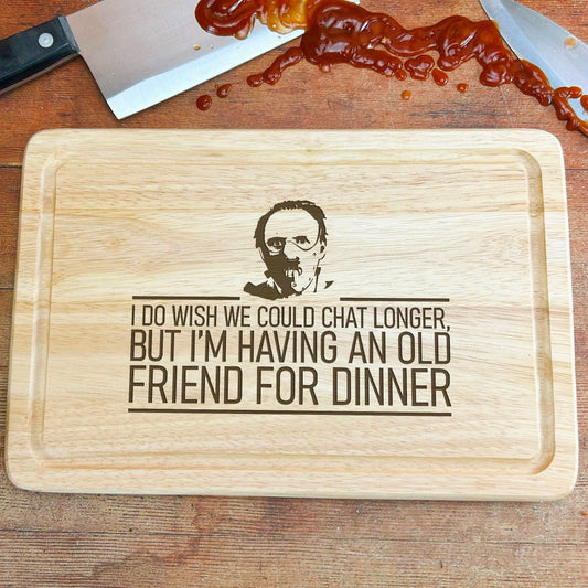 a cutting board with a picture of abraham lincoln on it