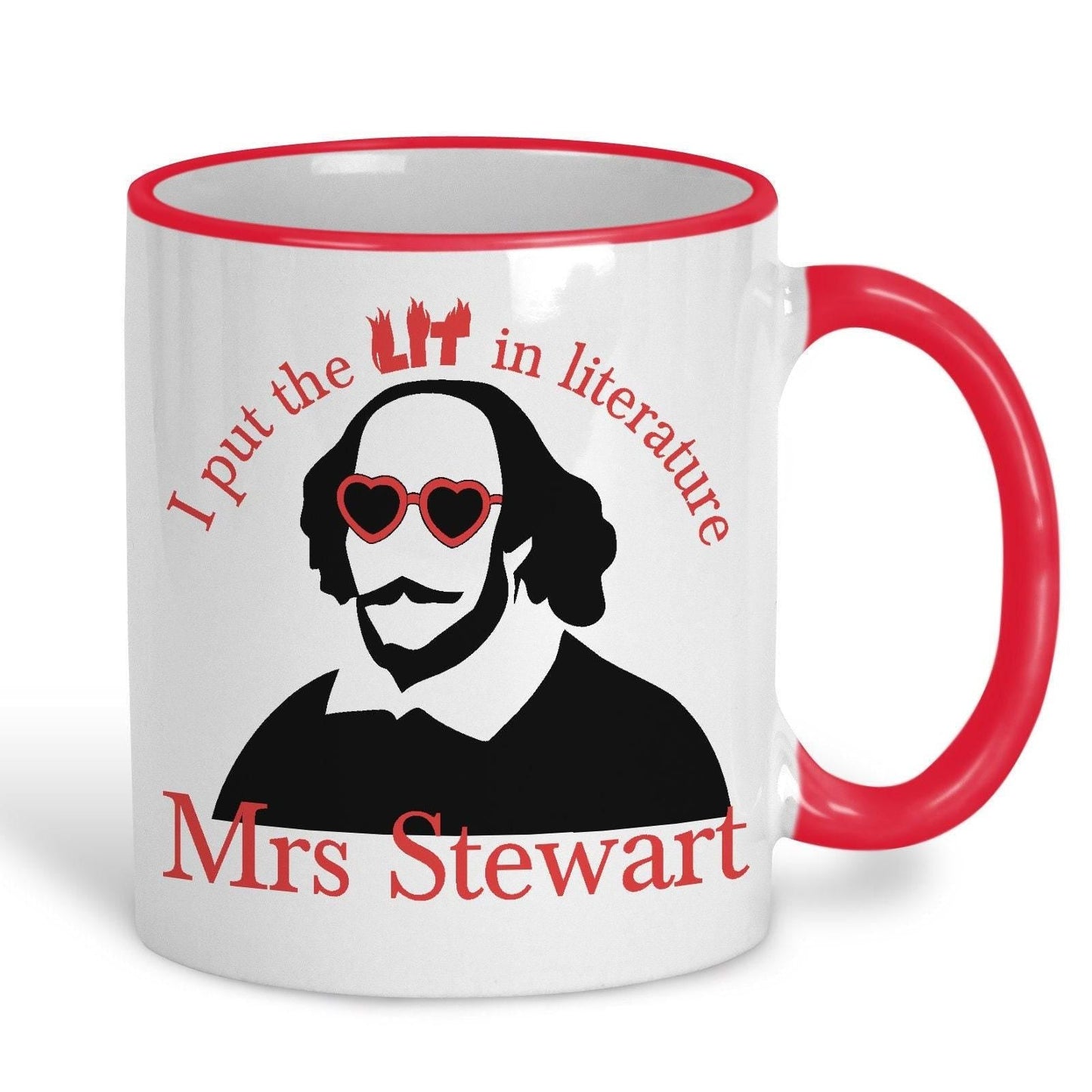 Shakespeare English Literature Teacher Personalised Ceramic Mug