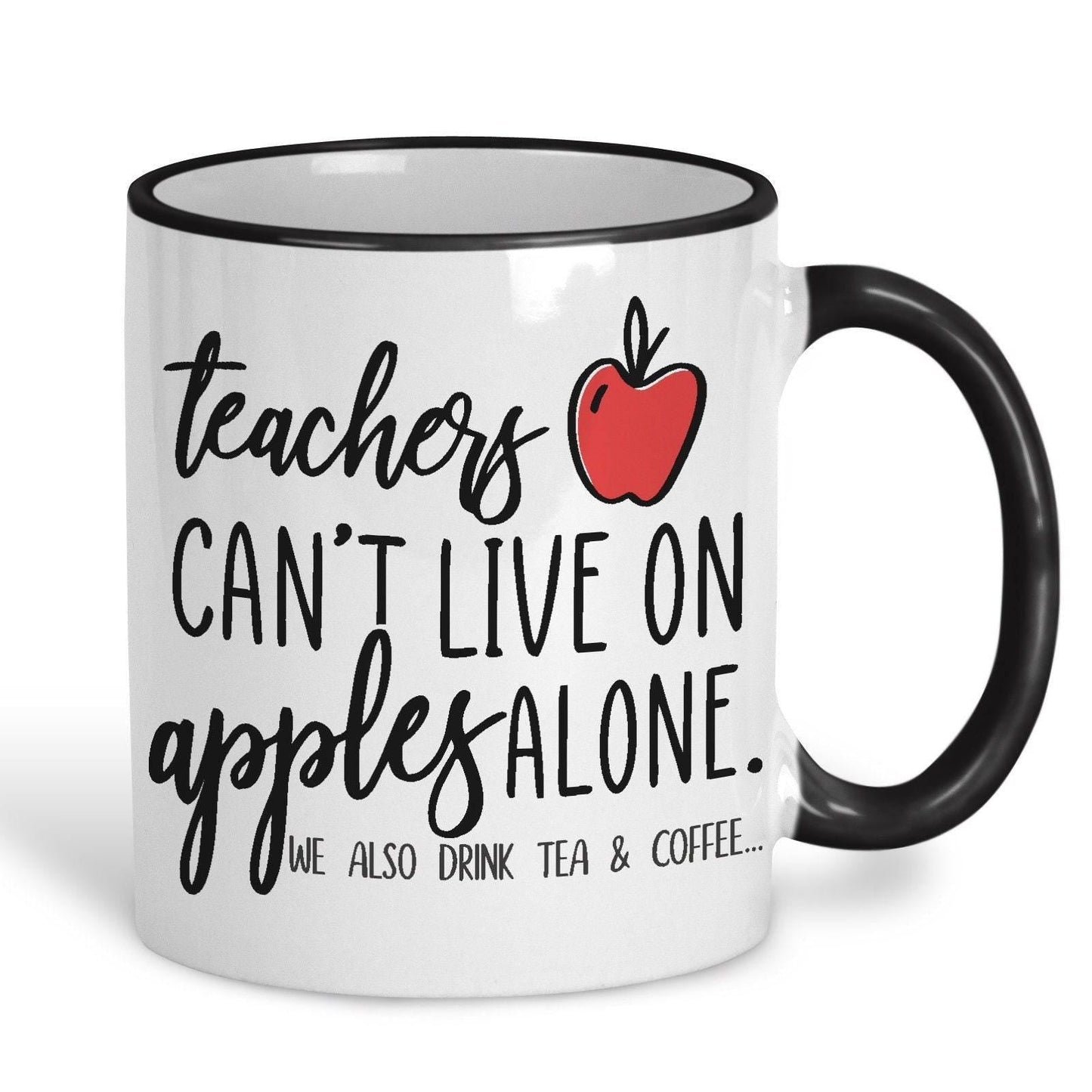 Apples Alone Teacher Personalised Mug