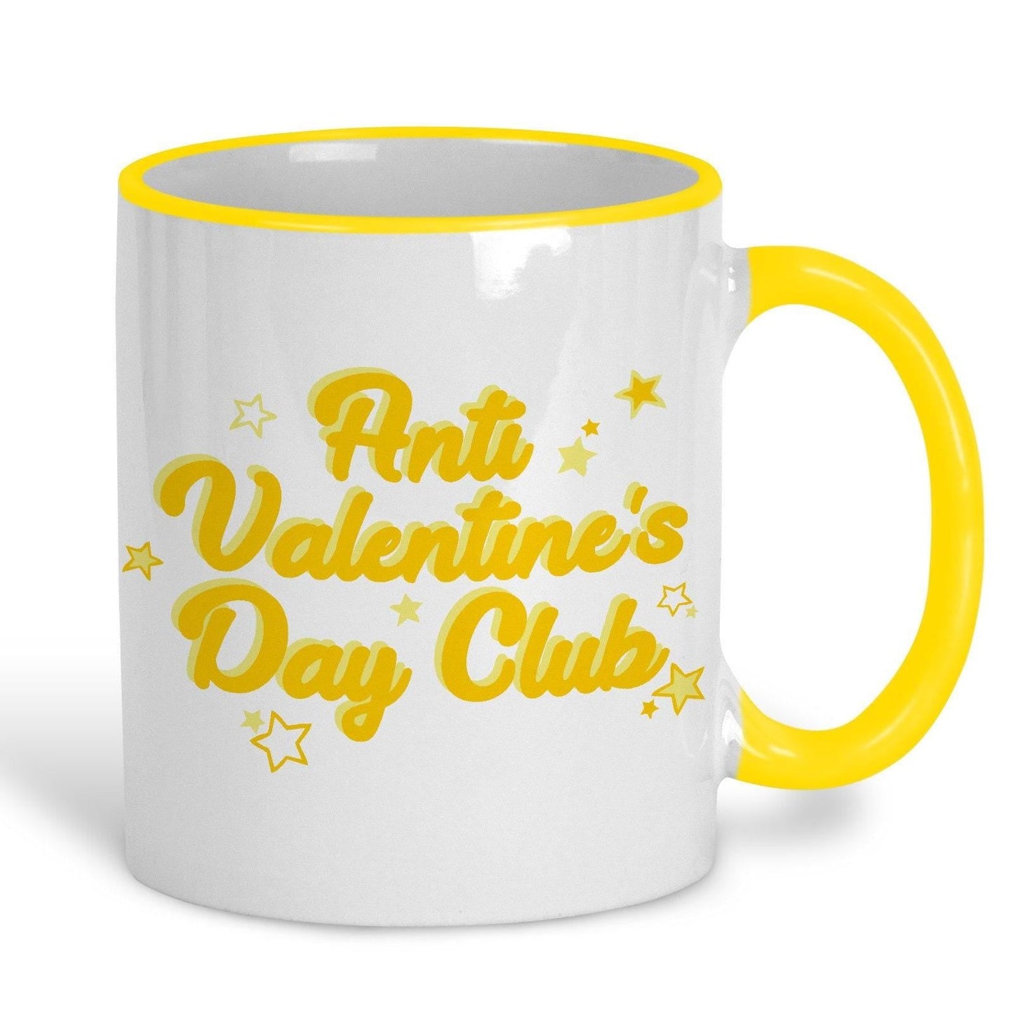 Anti Valentine's Day Club Mug Personalised Ceramic Mug