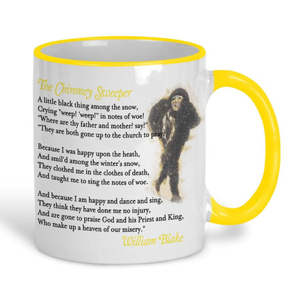 William Blake The Chimney Sweeper Poetry Quote Mug