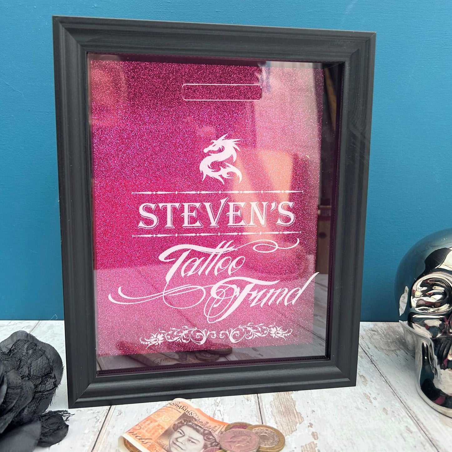 Tattoo Fund Savings Box - Personalised Gift