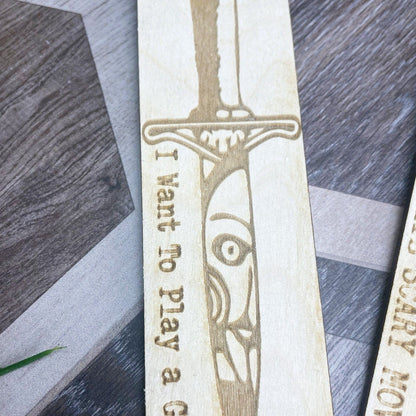 Horror Movie Bookmark Gift - Scary Film Fan-  Pick Your Favourite Character