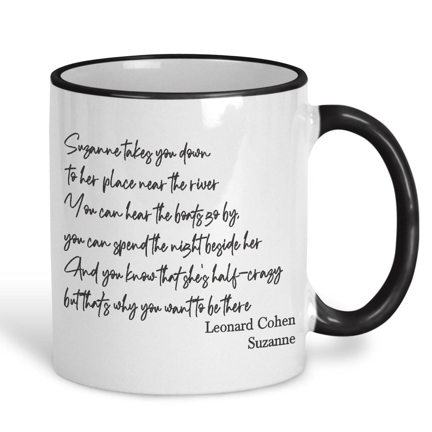 Leonard Cohen Suzanne Mug
