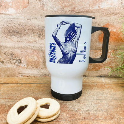 Buzzcocks Orgasm Addict - Personalised Travel Mug
