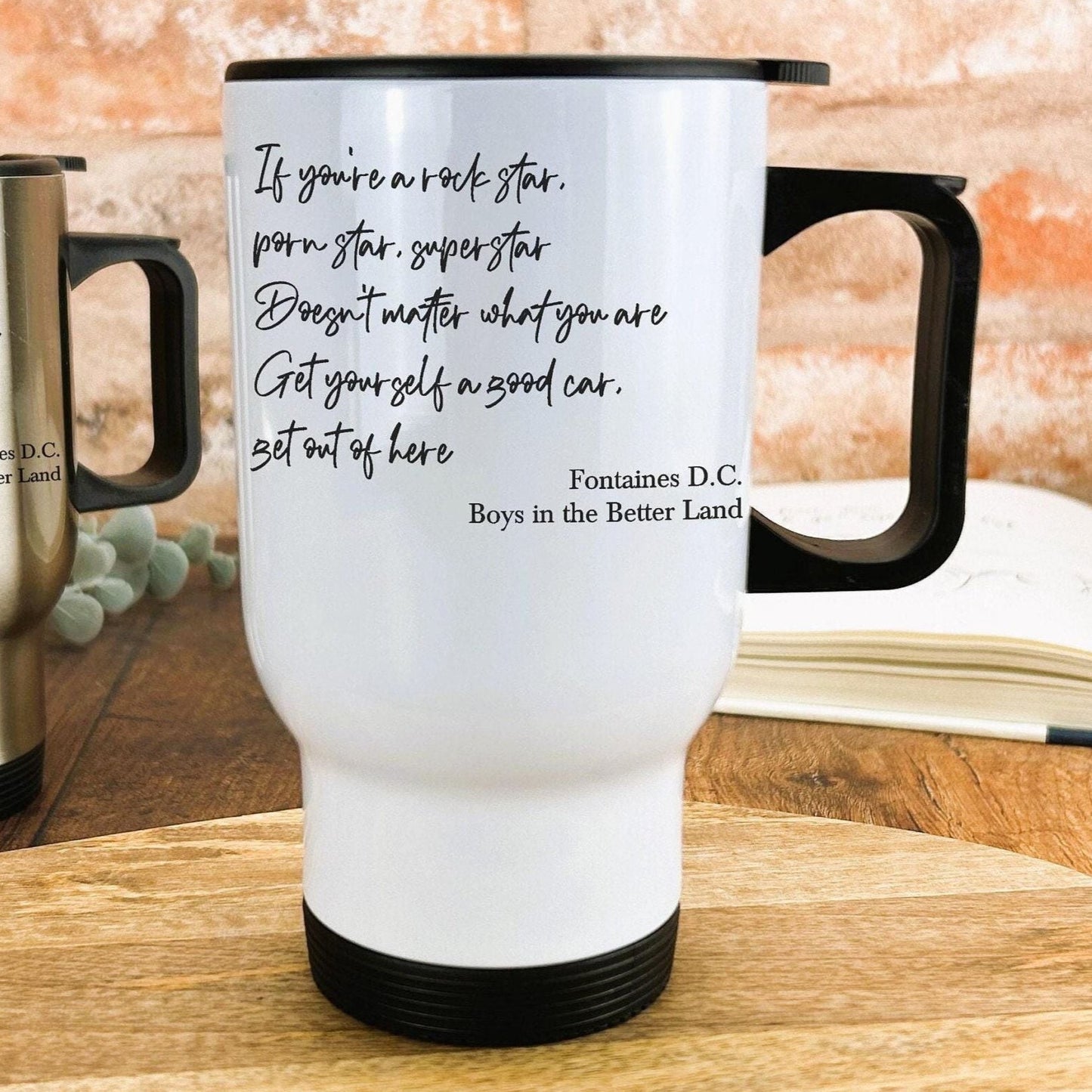 Fontaines D.C. Boys in the Better Land Travel Mug Personalised
