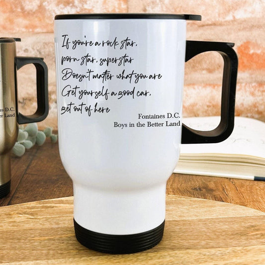 Fontaines D.C. Boys in the Better Land Travel Mug Personalised